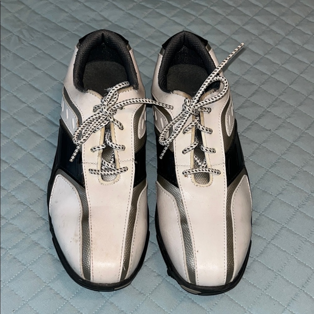 FootJoy Golf Shoes White and Black with Comfortable Design